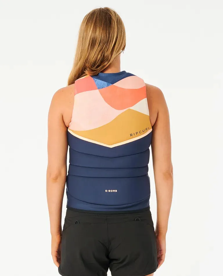2023 Ripcurl Wmns E Bomb Pro Buoy Vest - Peach