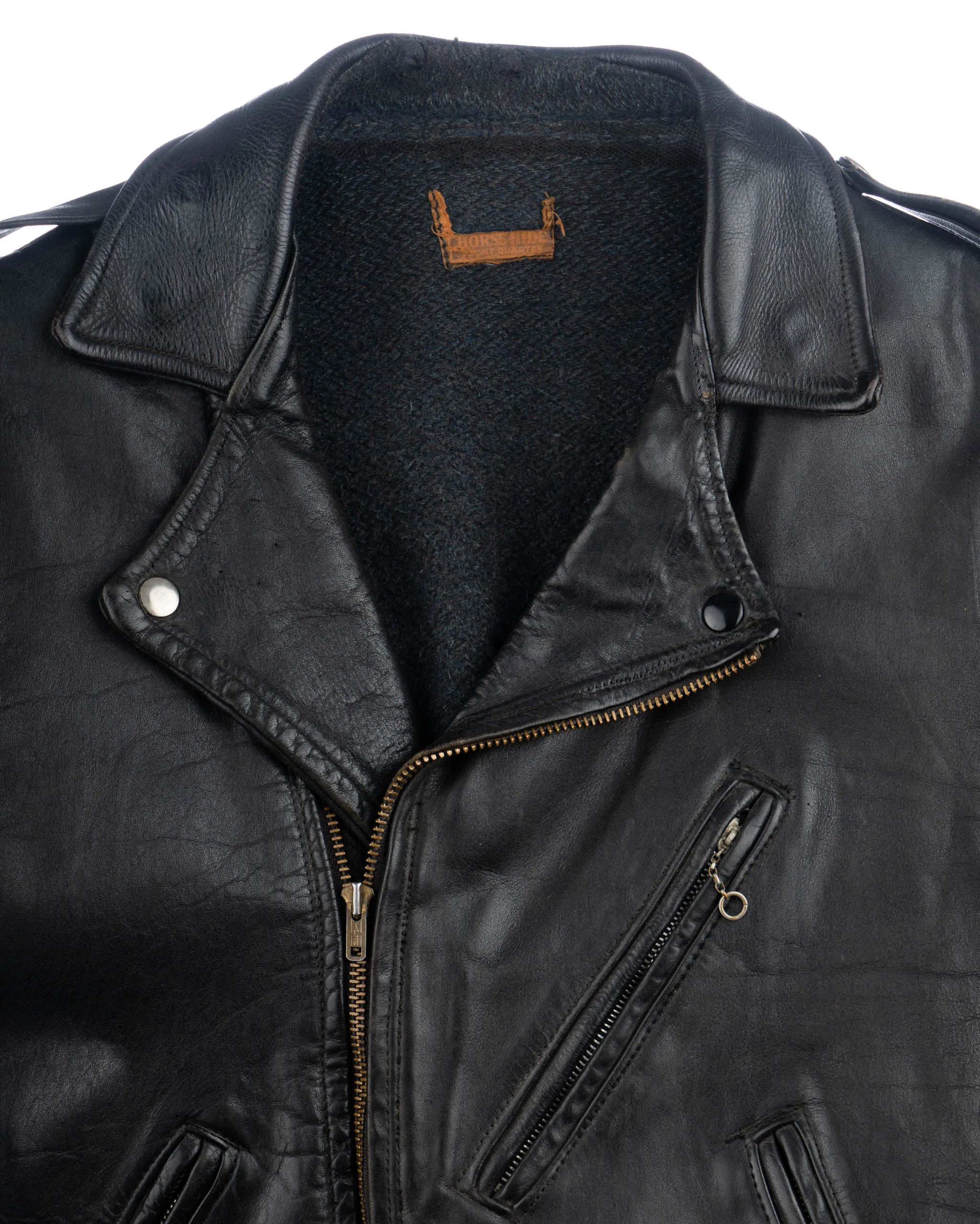 50’s Horsehide Leather Jacket - Medium