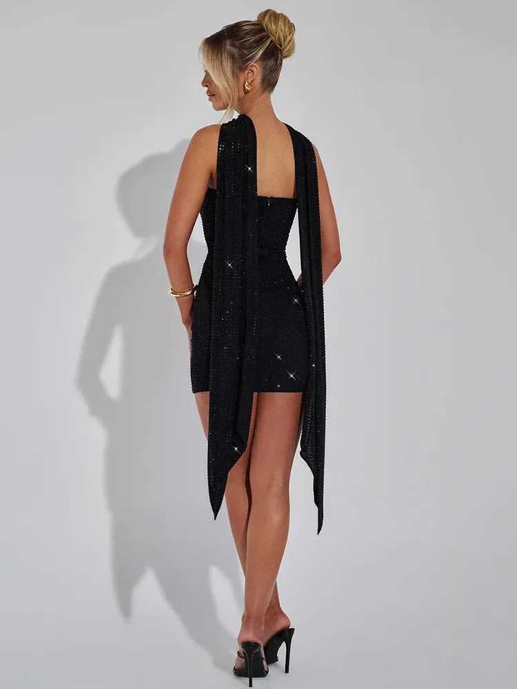 A&A Sparkling Mini Bodycon Dress