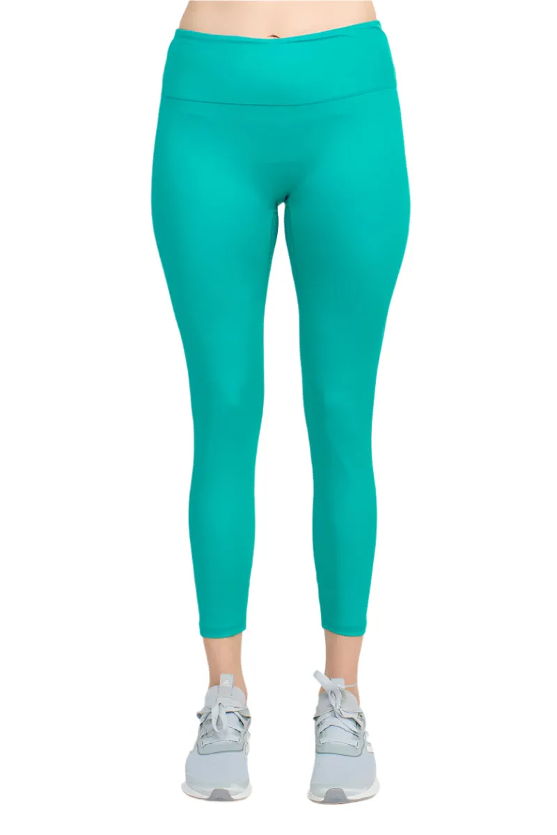 Activology Mid Waist Banded High Shine 7/8 Interlock Legging