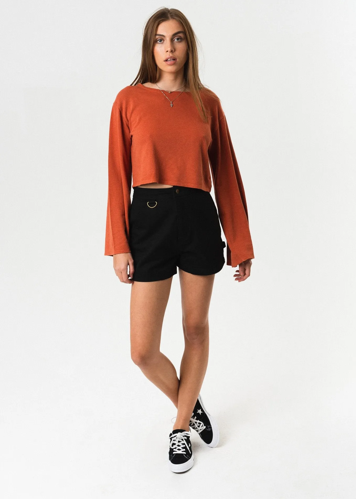 Afends Womens Bridie - Hemp Long Sleeve Tee