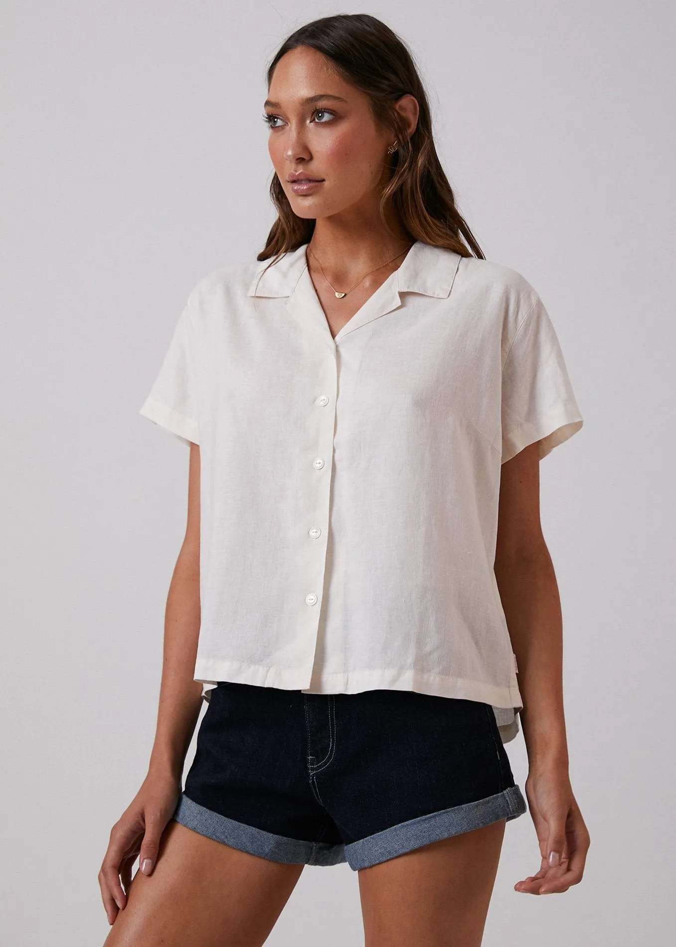 Afends Womens Mood - Hemp Short Sleeve Shirt