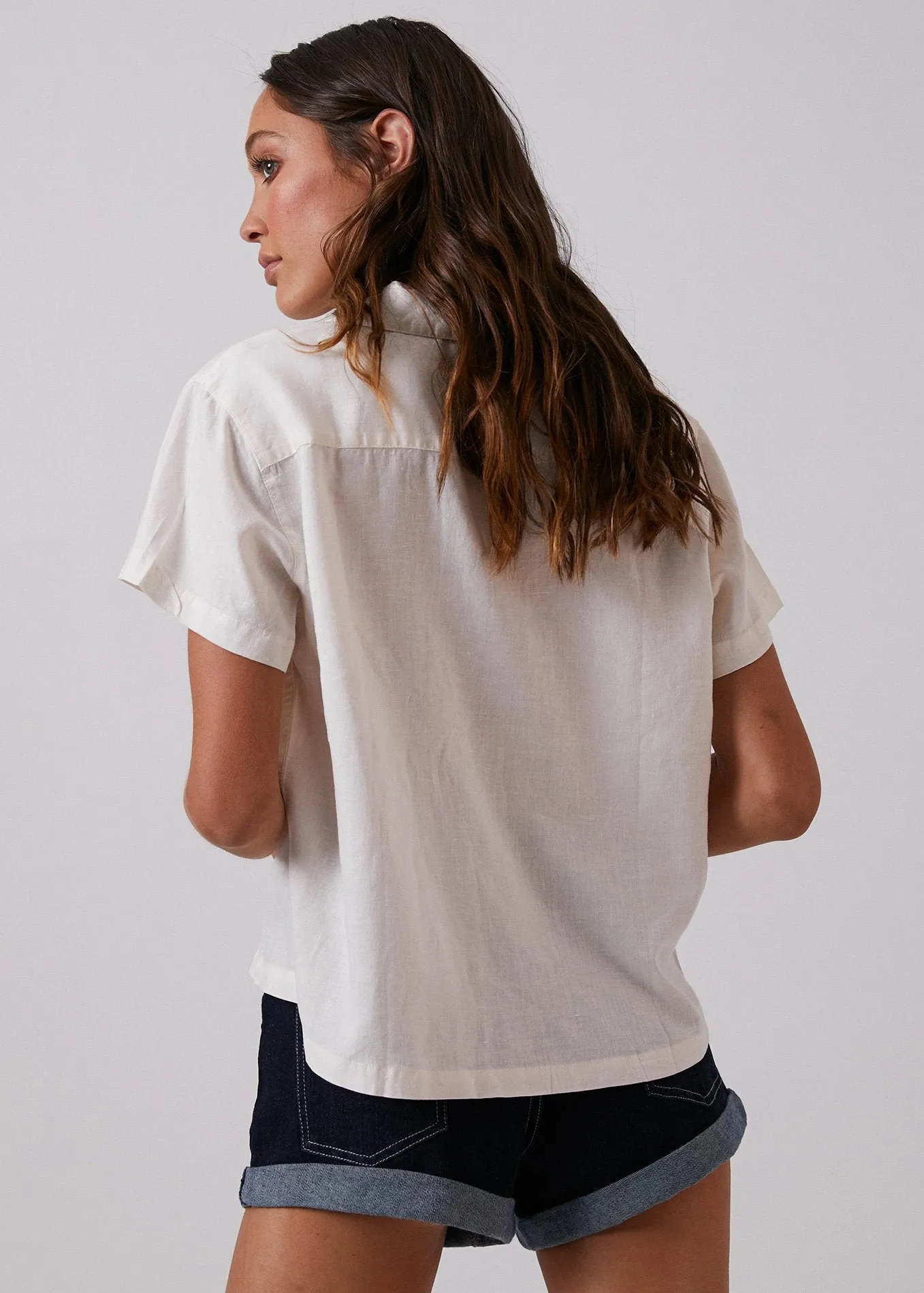 Afends Womens Mood - Hemp Short Sleeve Shirt