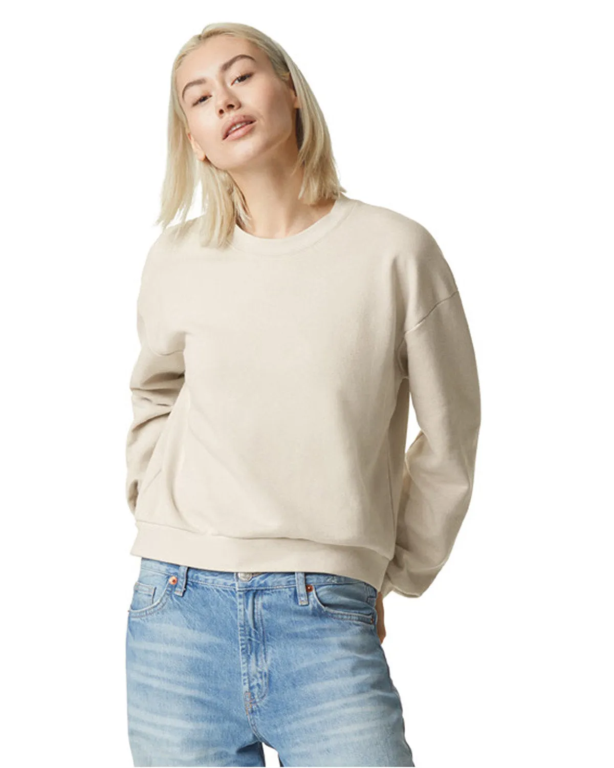 American Apparel Ladies' ReFlex Fleece Crewneck Sweatshirt