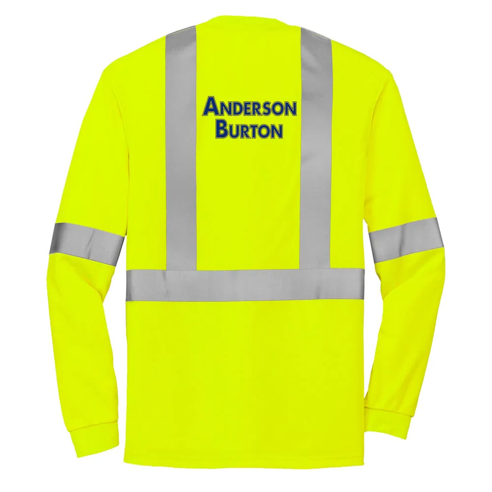 Anderson Burton - Long Sleeve Safety Shirt - ANSI 107 Class 2 Certified