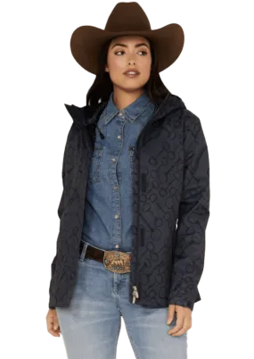 Ariat Women's Spectator Blue Nights Bit Print Waterproof Jacket