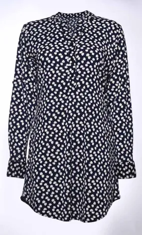 Basic Tunic with Front Placket and Pockets