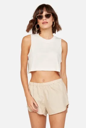 Bone Vintage Crop Tank