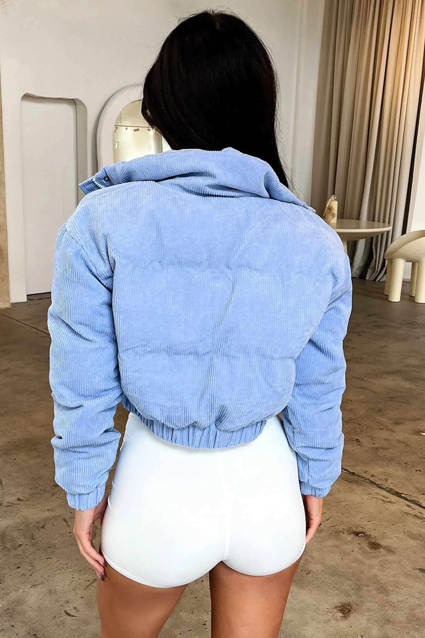 Bourke Puffer Jacket - Blue