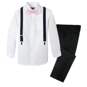 Boys' 4-Piece Customizable Suspenders Outfit - Customer's Product with price 52.95 ID TH23kzHixh0z9EBUYNIMOxrr