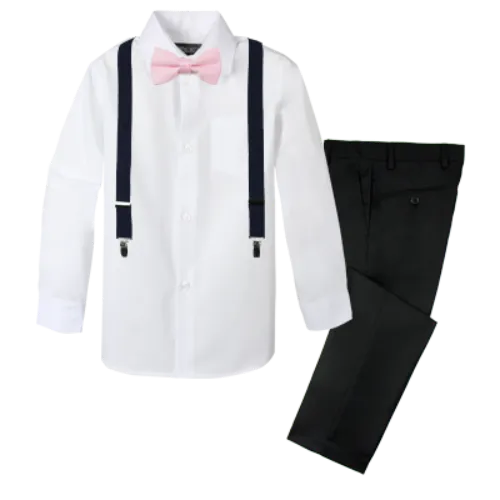 Boys' 4-Piece Customizable Suspenders Outfit - Customer's Product with price 52.95 ID TH23kzHixh0z9EBUYNIMOxrr