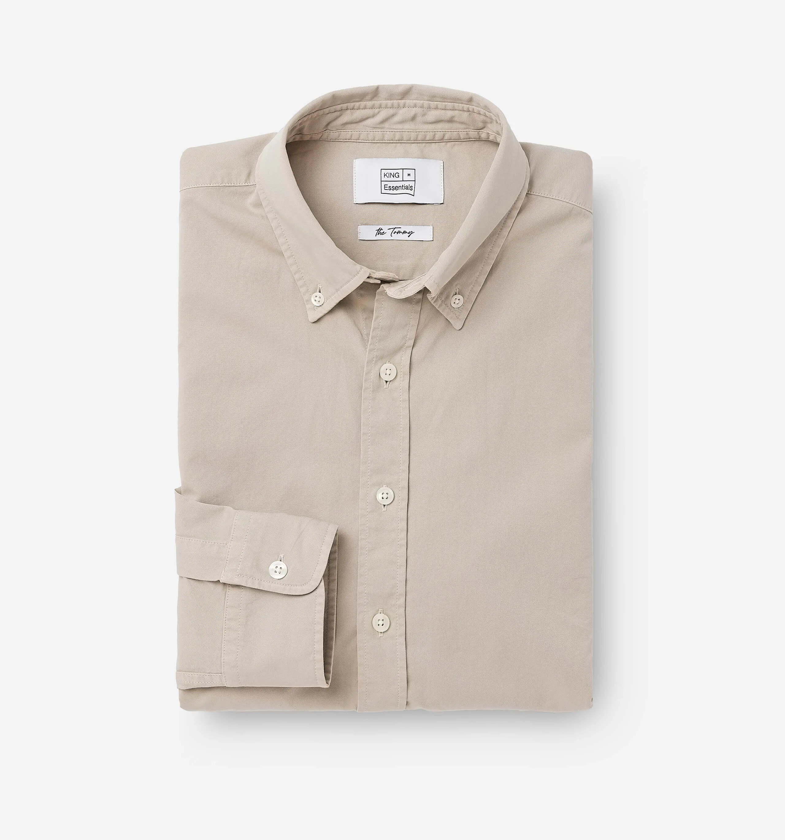Button Down Garment Dyed Shirt Humus