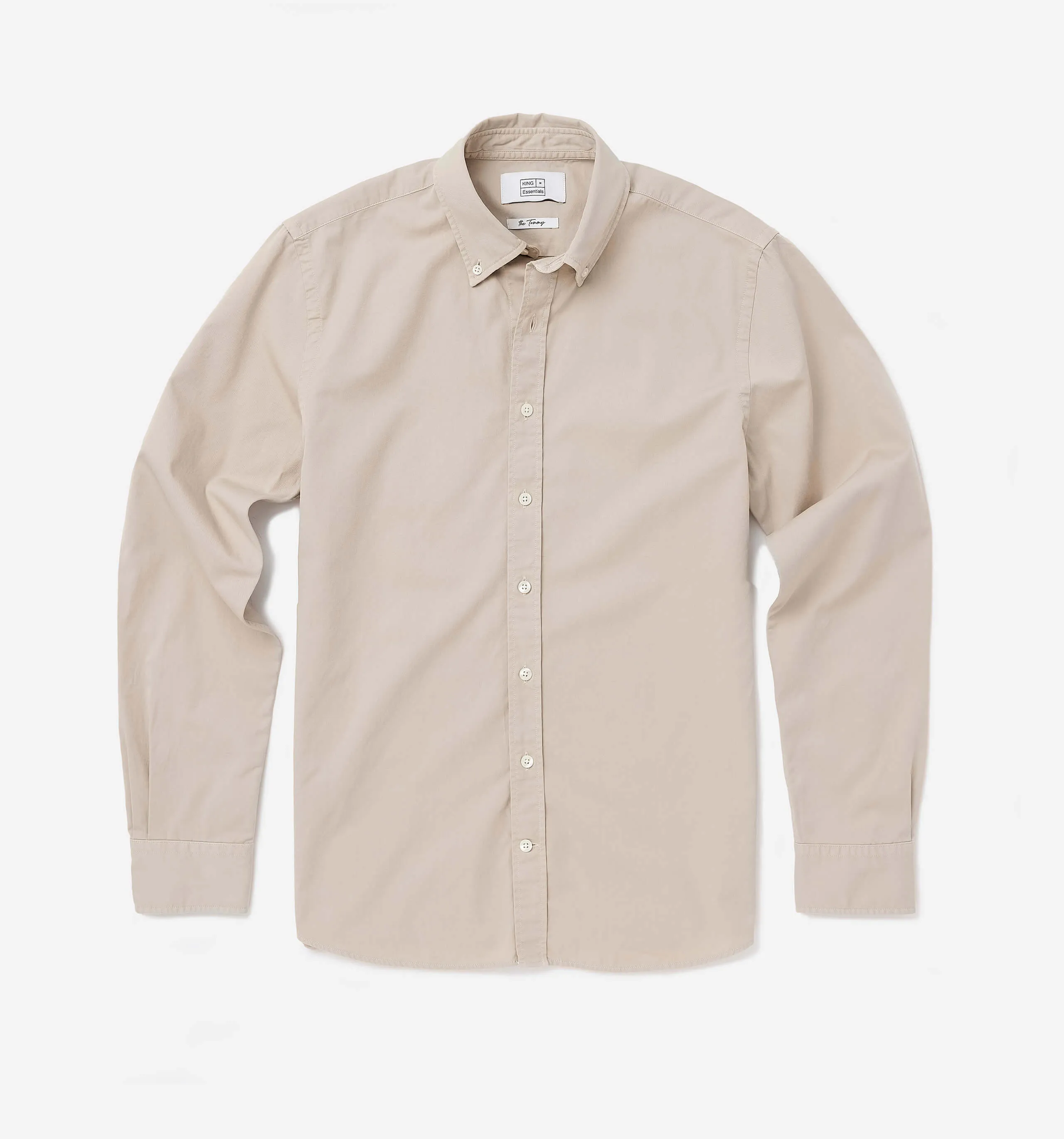 Button Down Garment Dyed Shirt Humus
