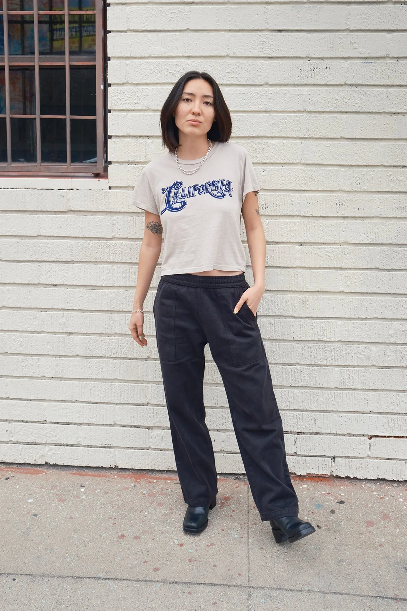 California Cropped Ojai Tee