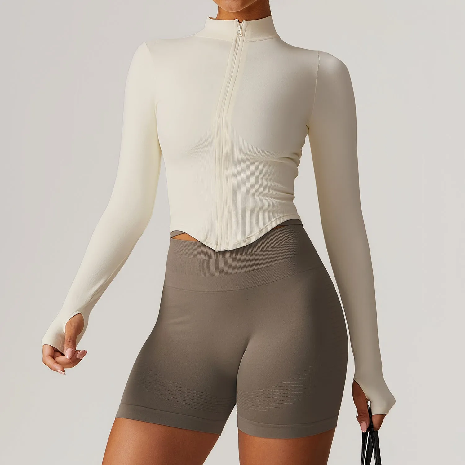 Classic Cropped Yoga Jacket