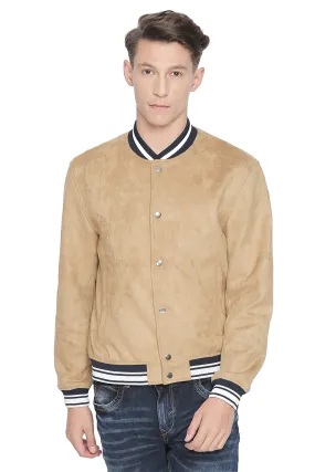 Comfort Fit No Fill Suede Jacket