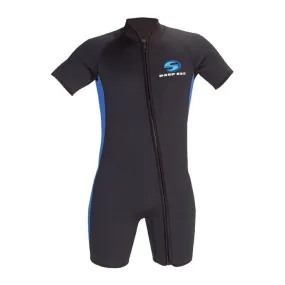 Deep See 3mm Man Shorty Front Zip Dive Wetsuit