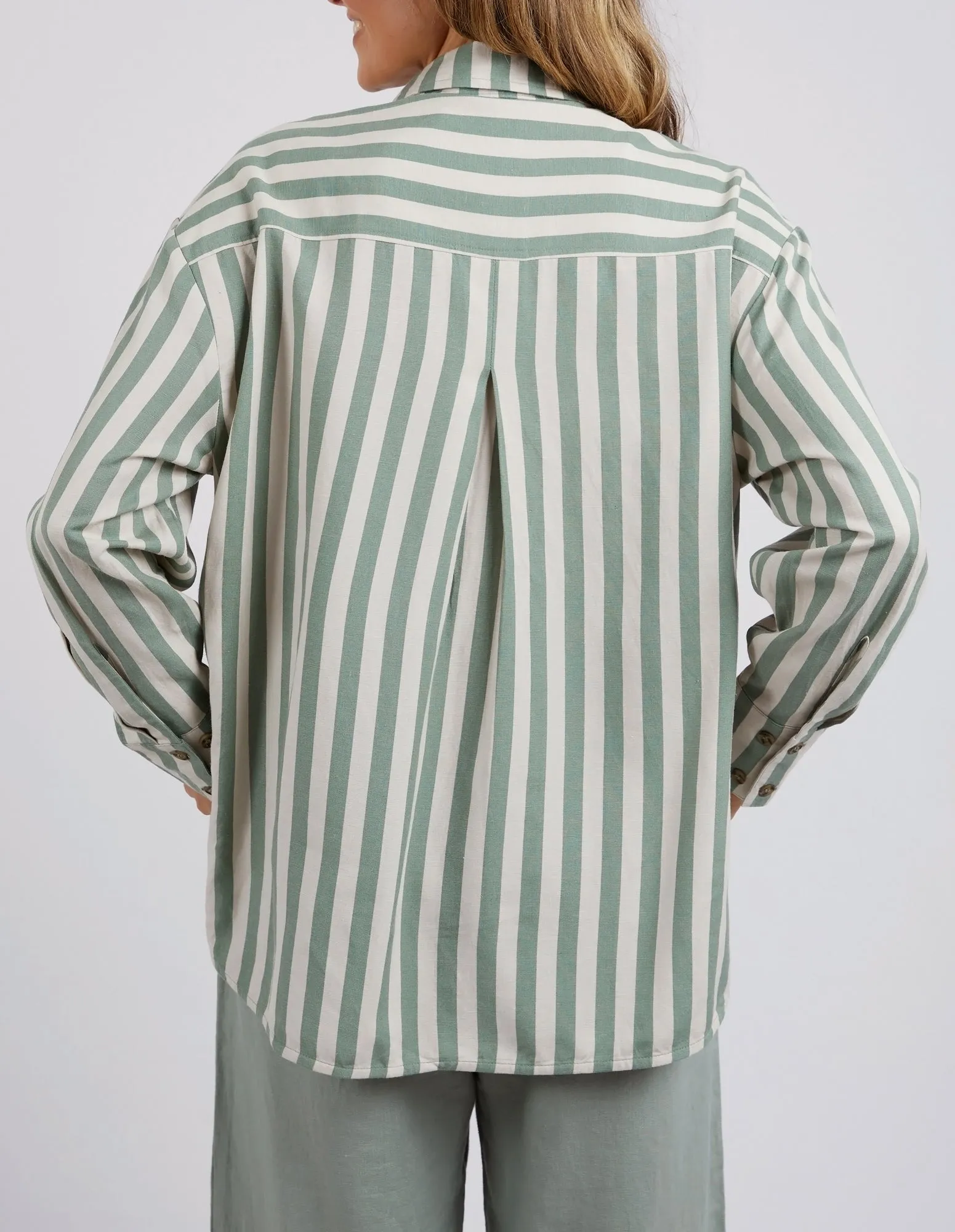 Foxwood Donata Stripe Shirt - Green