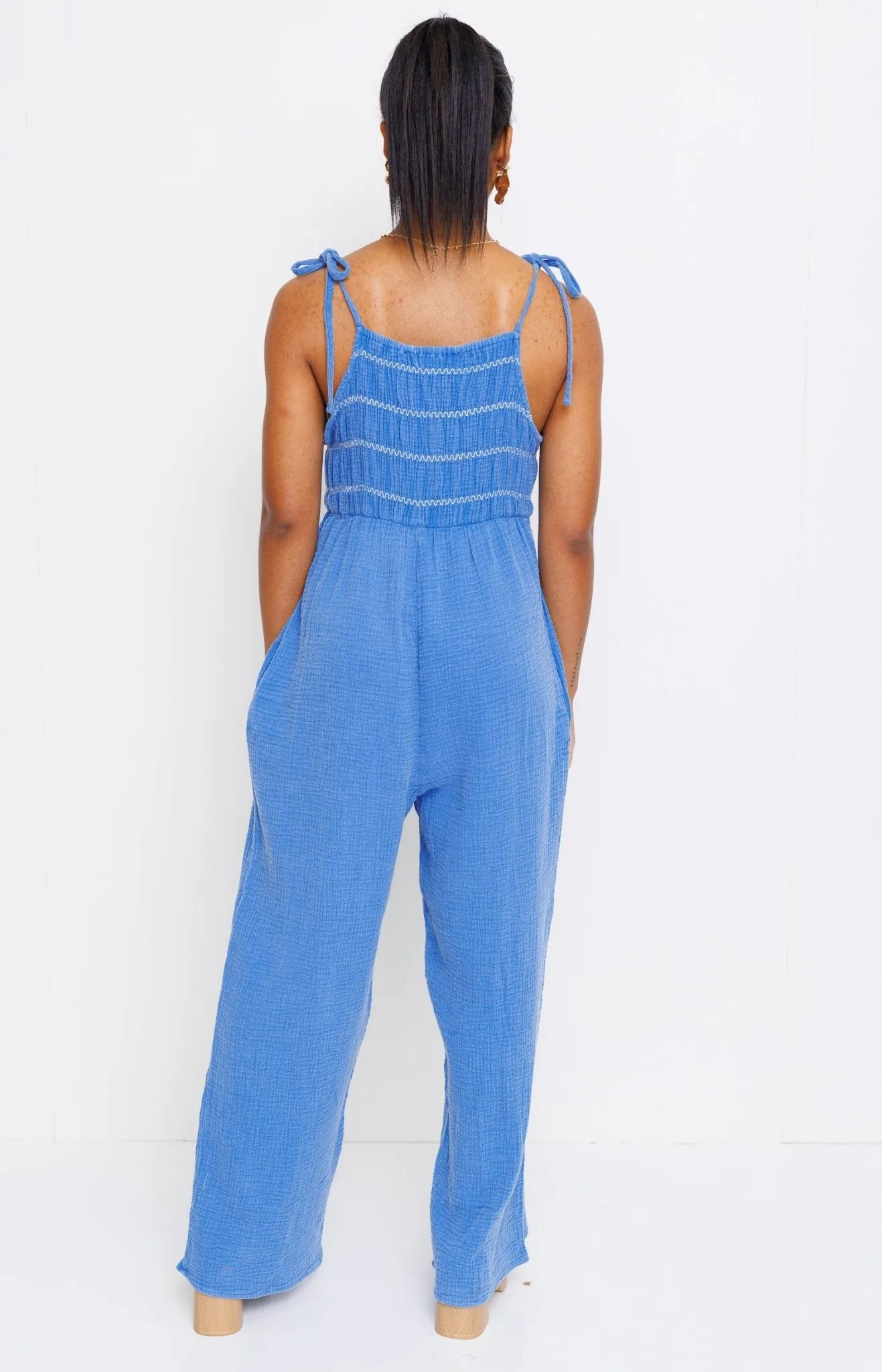 Get With It Jumpsuit, DEEP BLUE