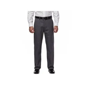 Haggar Mens Classic fit Dress Pants 36 / 29 Grey Solid Stretch
