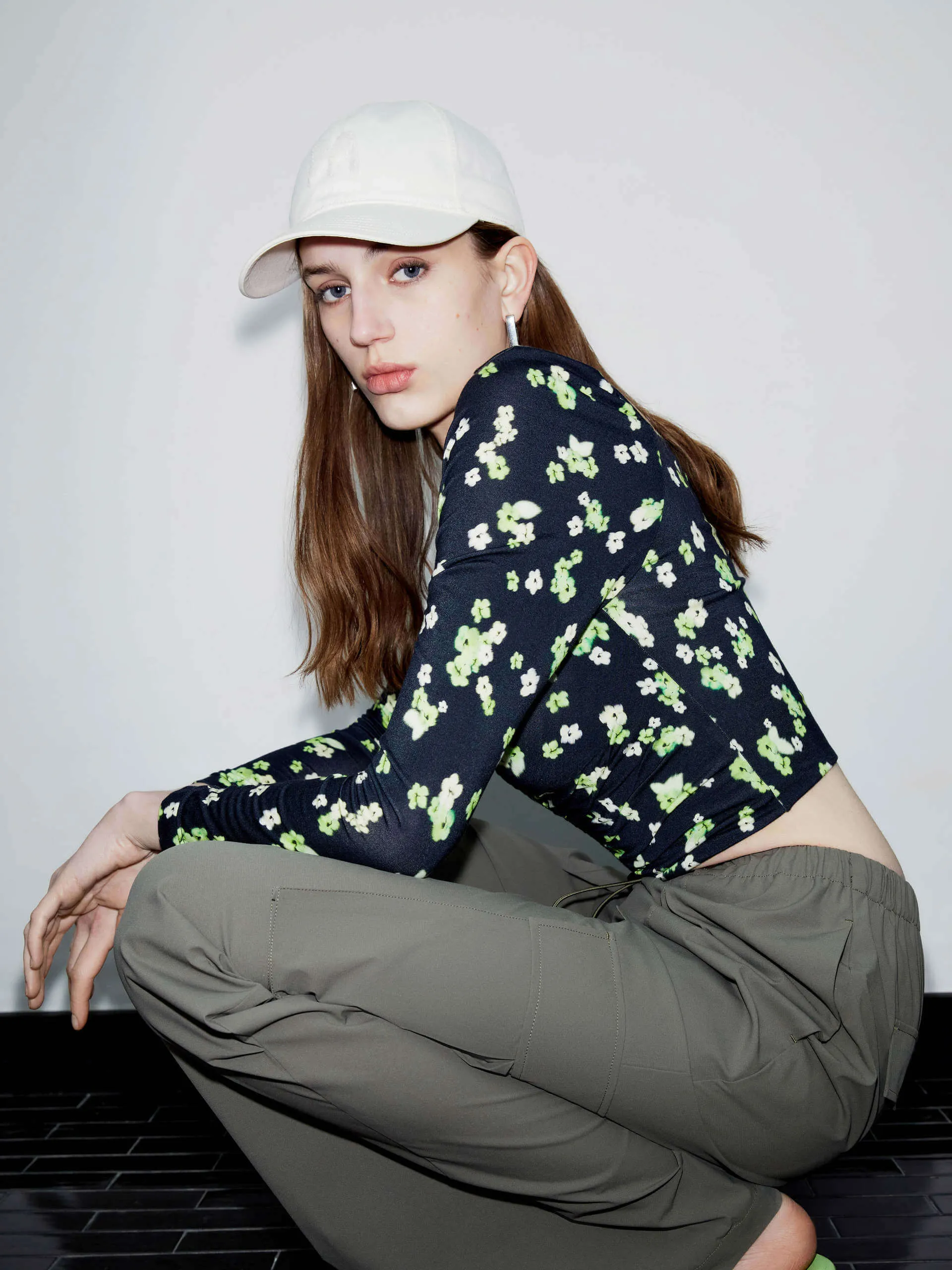 Halterneck Tie Cropped Top