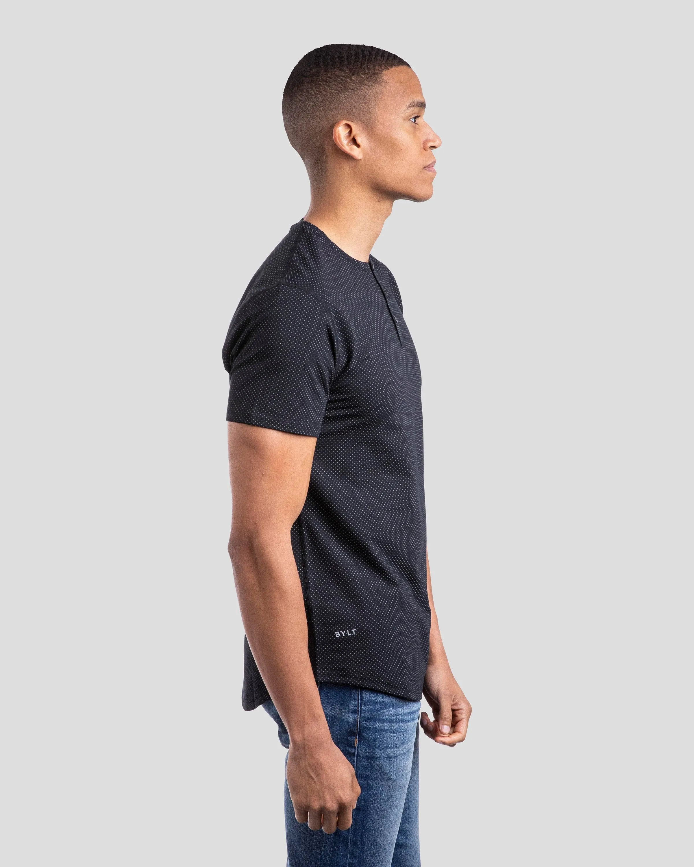 Henley Drop-Cut: LUX Microdot