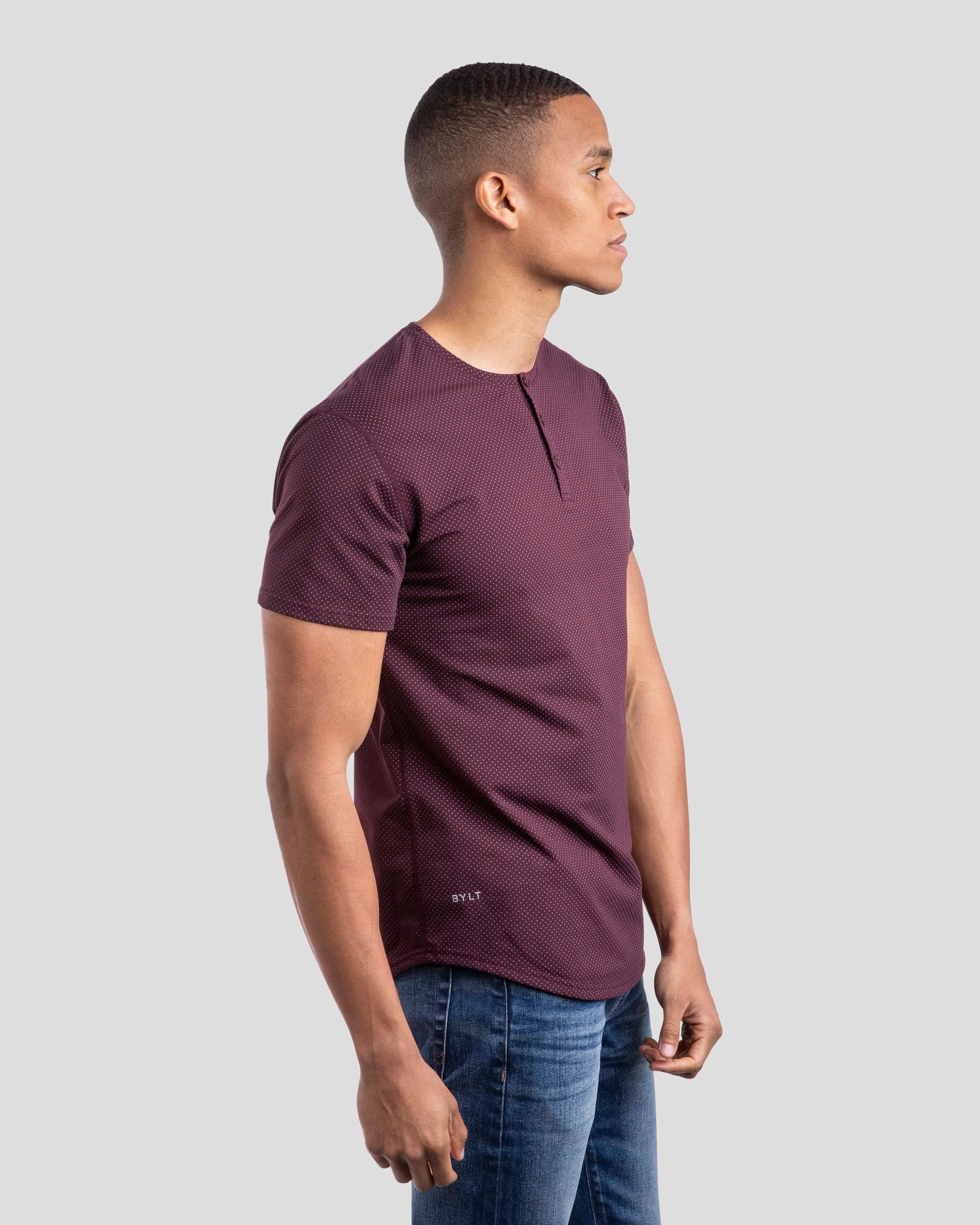 Henley Drop-Cut: LUX Microdot