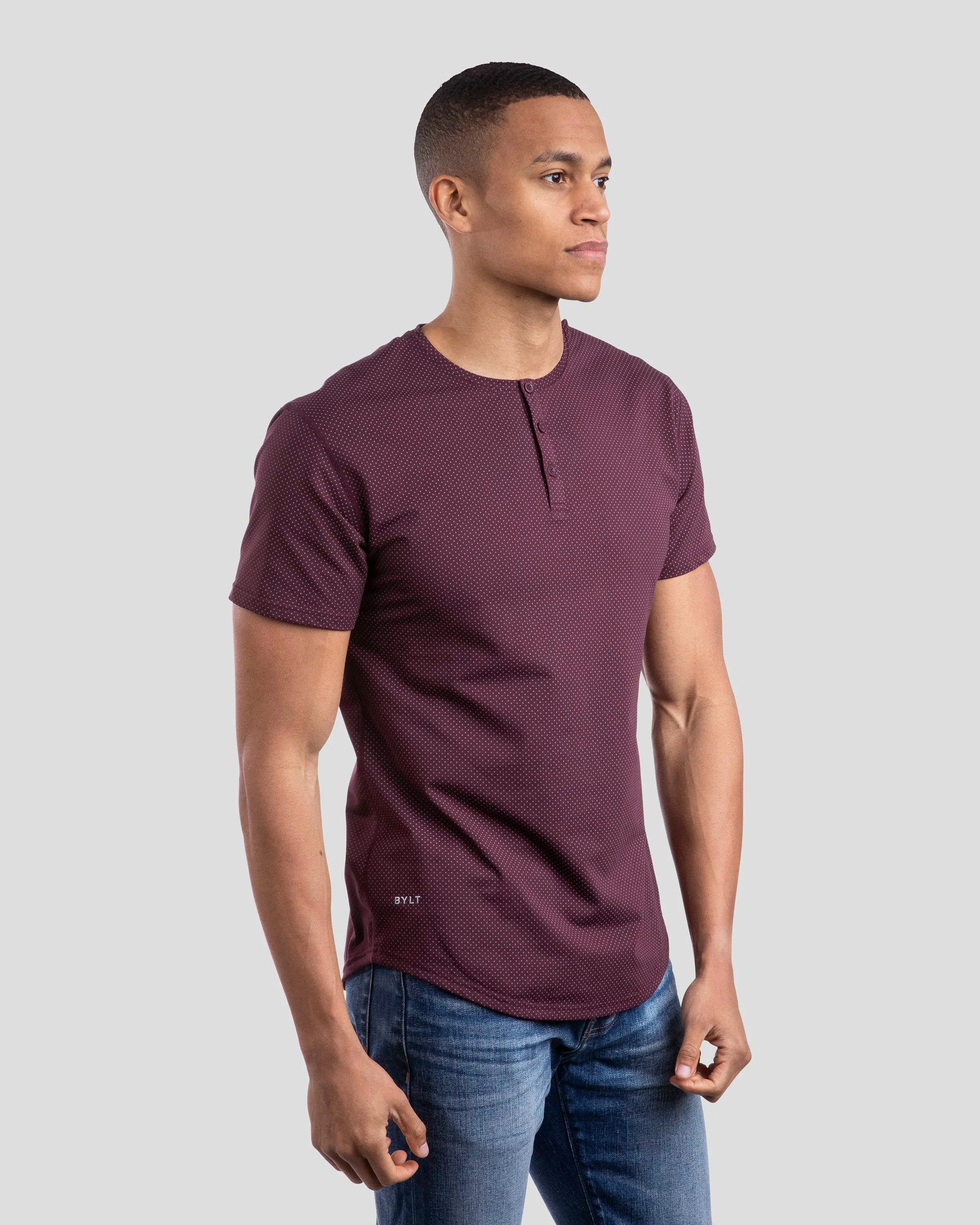 Henley Drop-Cut: LUX Microdot