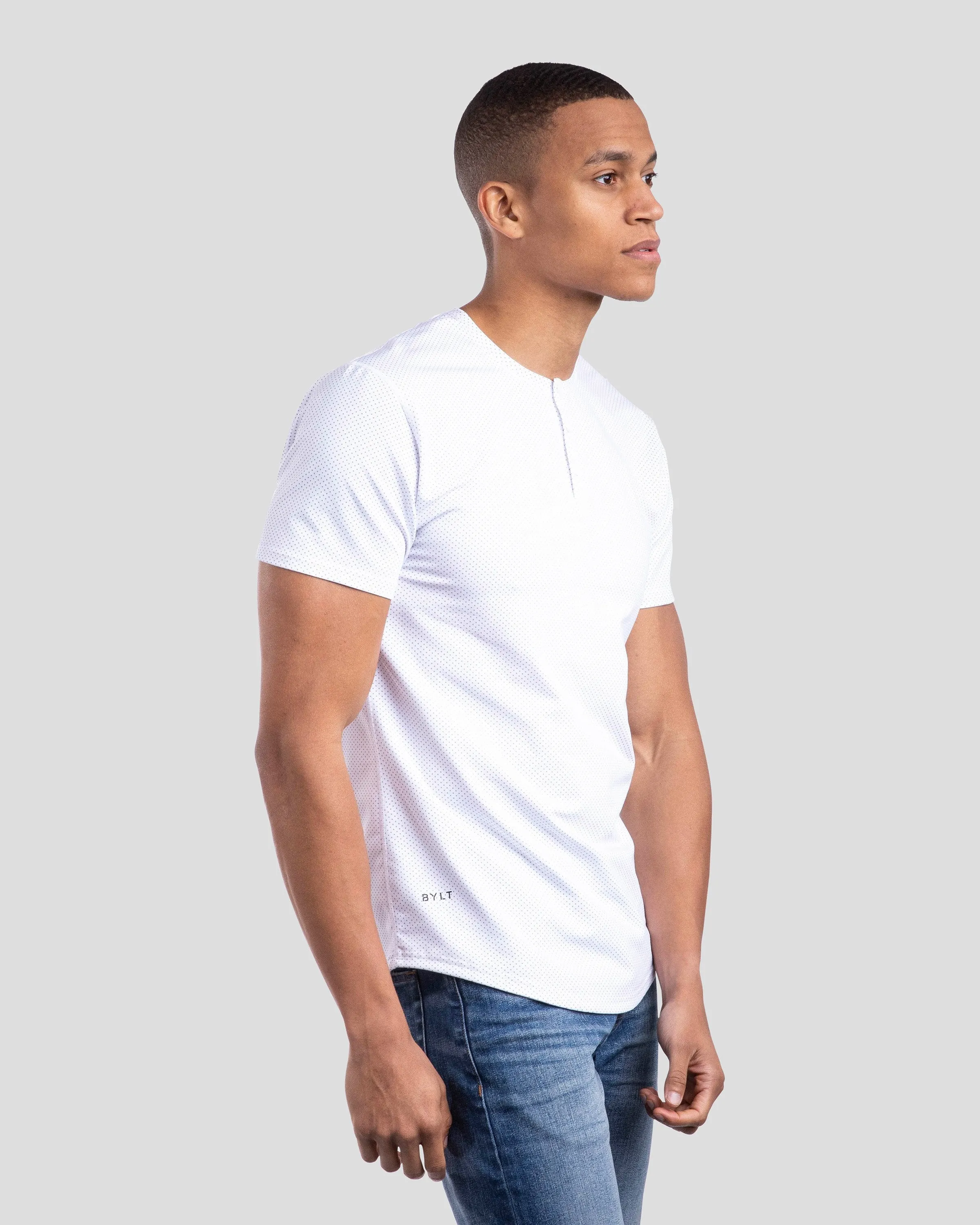 Henley Drop-Cut: LUX Microdot