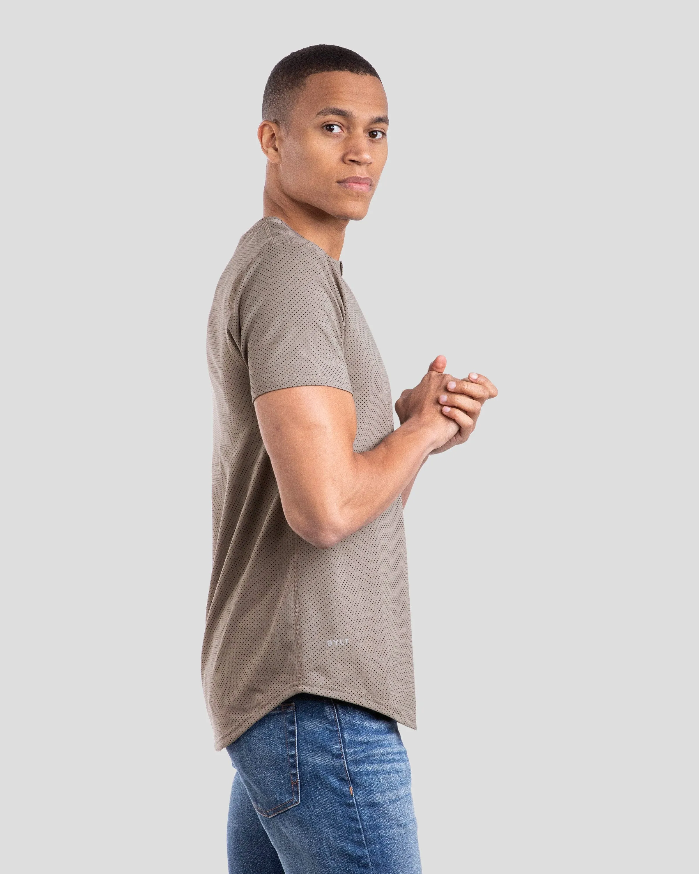 Henley Drop-Cut: LUX Microdot