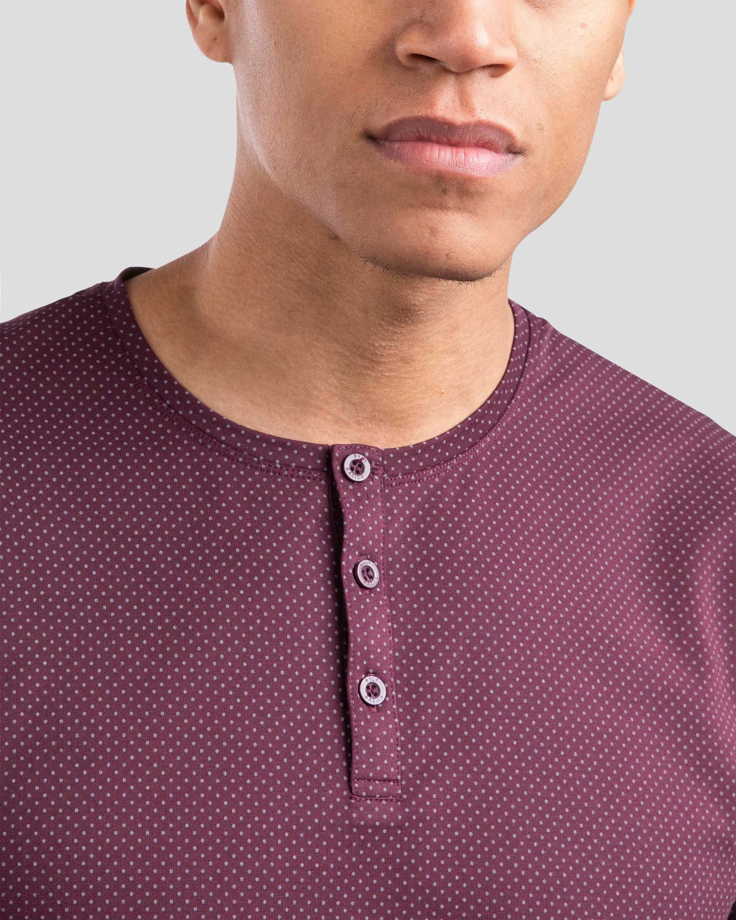 Henley Drop-Cut: LUX Microdot