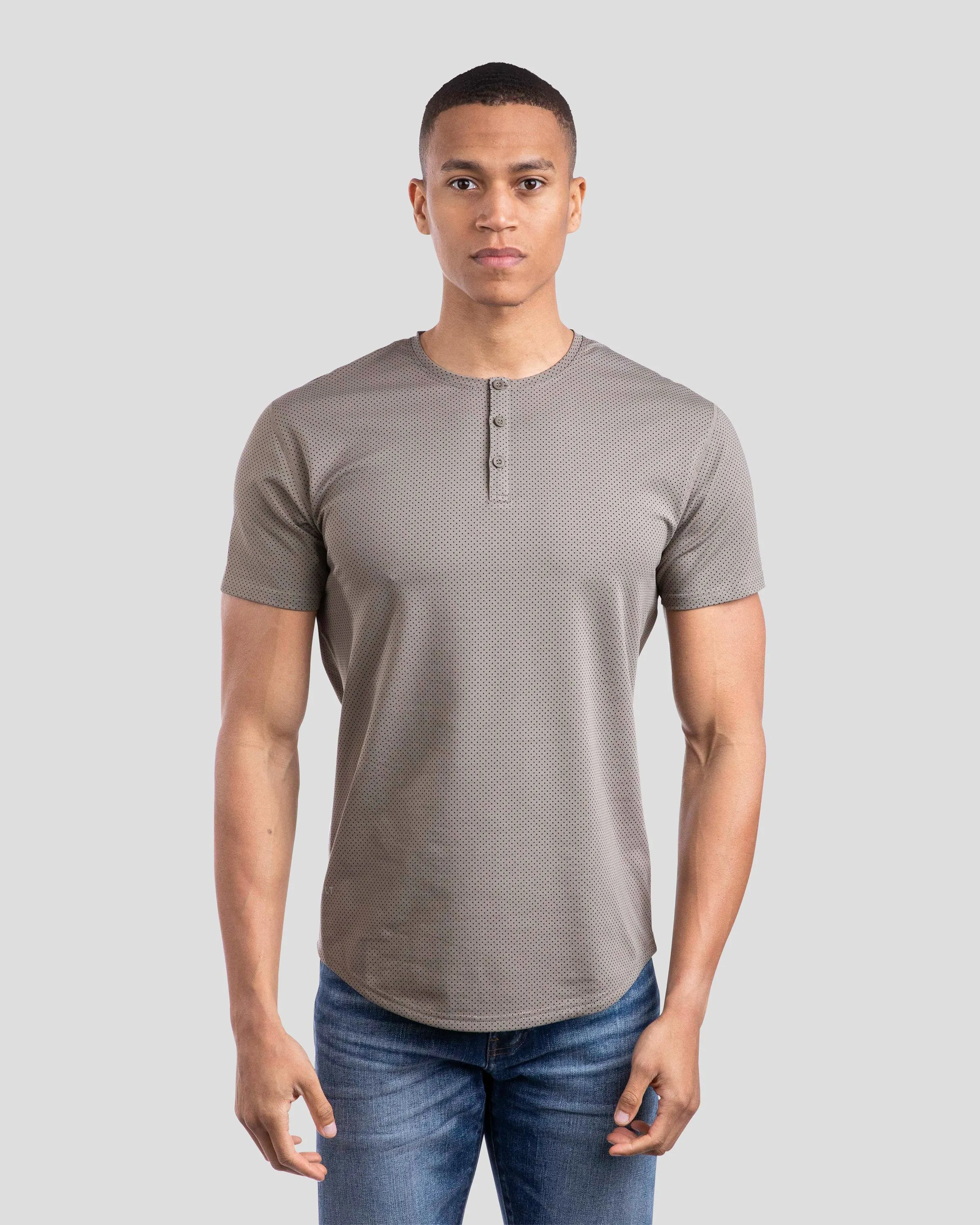 Henley Drop-Cut: LUX Microdot