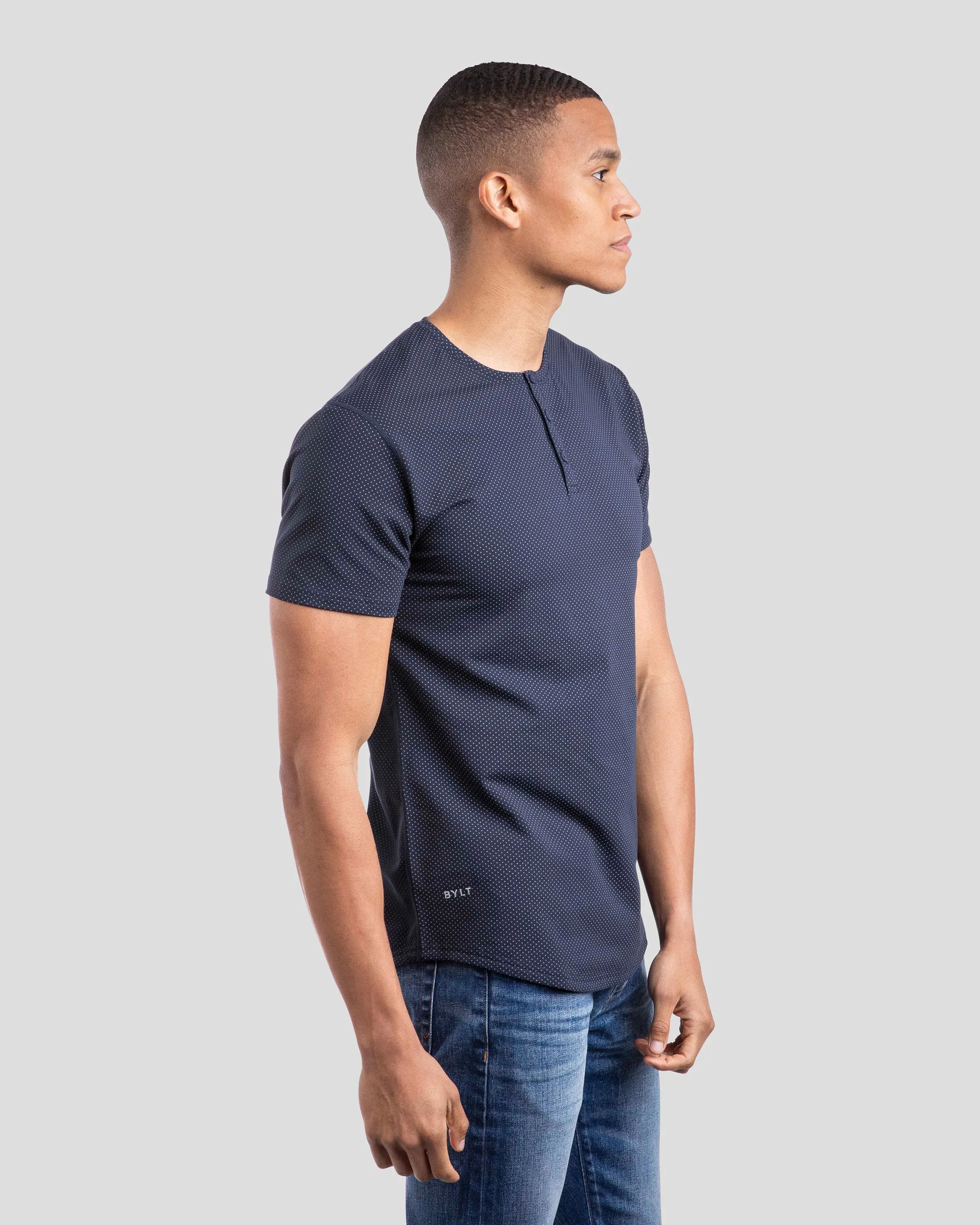 Henley Drop-Cut: LUX Microdot