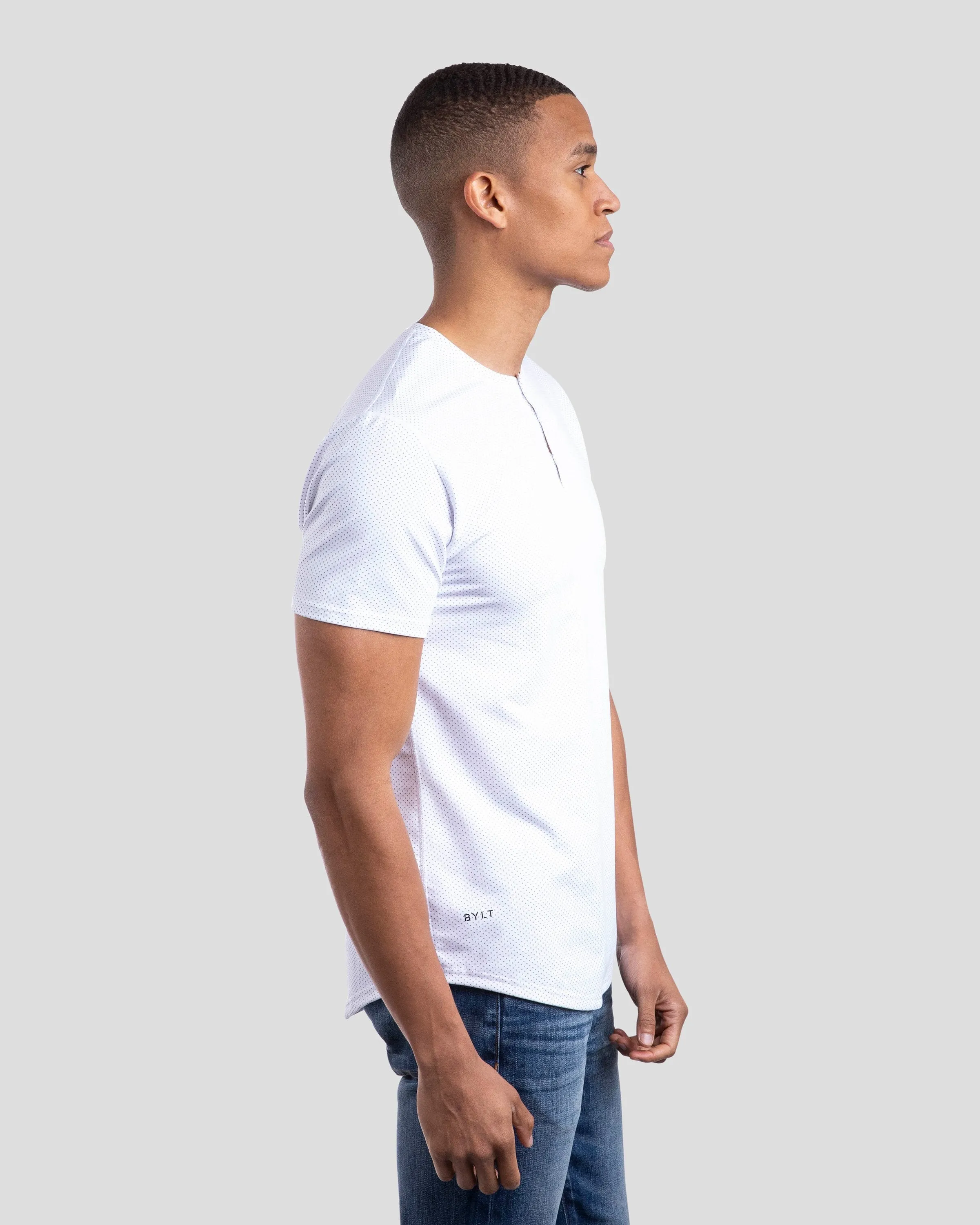 Henley Drop-Cut: LUX Microdot