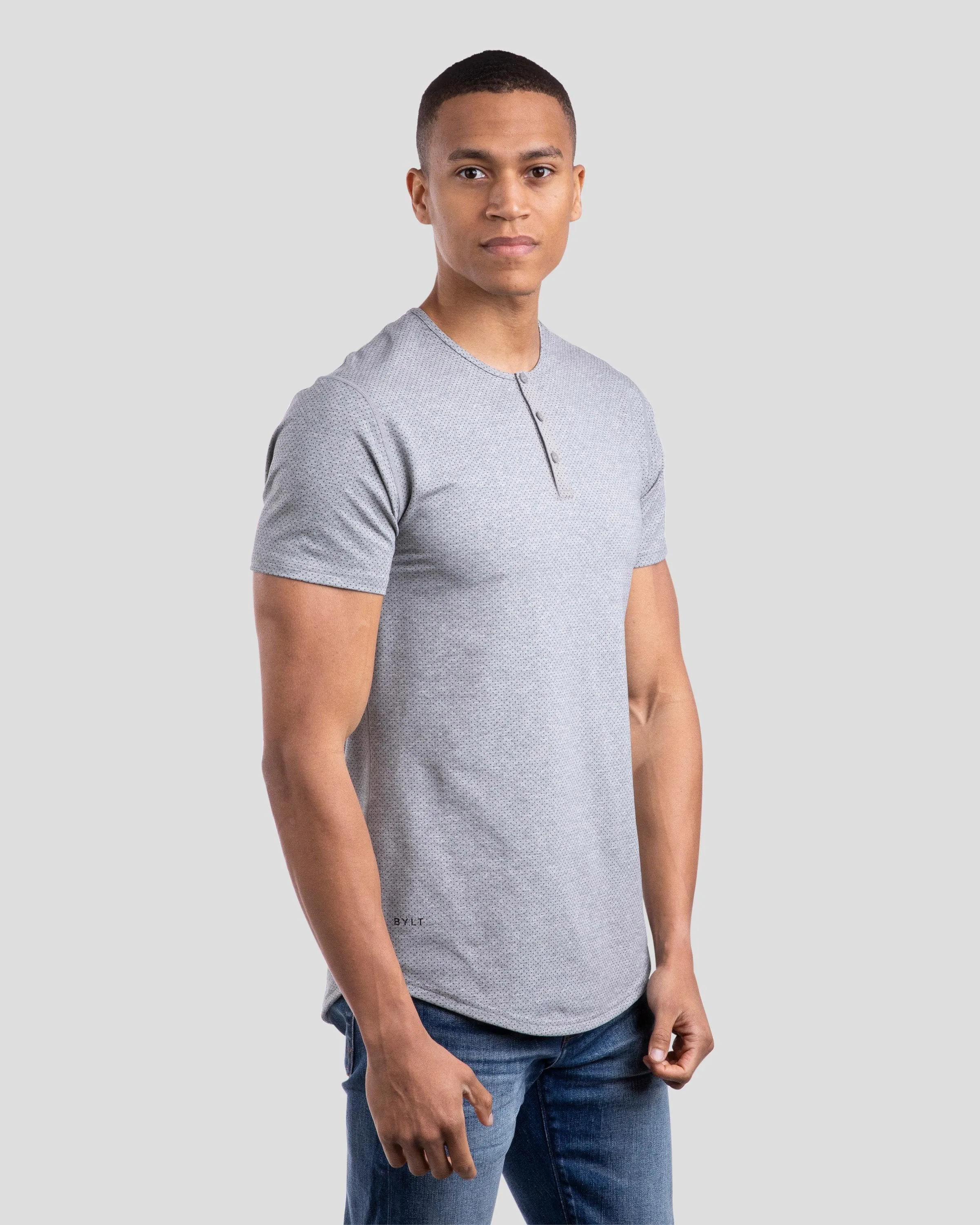 Henley Drop-Cut: LUX Microdot