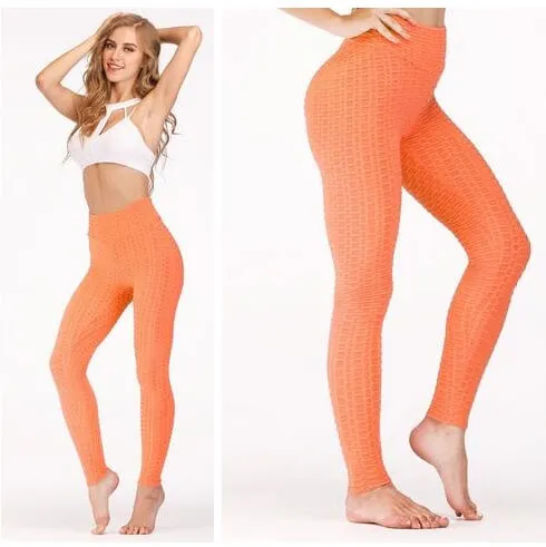 High Waist Tummy Control Anti Cellulite Leggings
