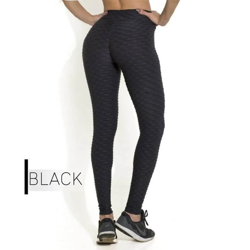 High Waist Tummy Control Anti Cellulite Leggings