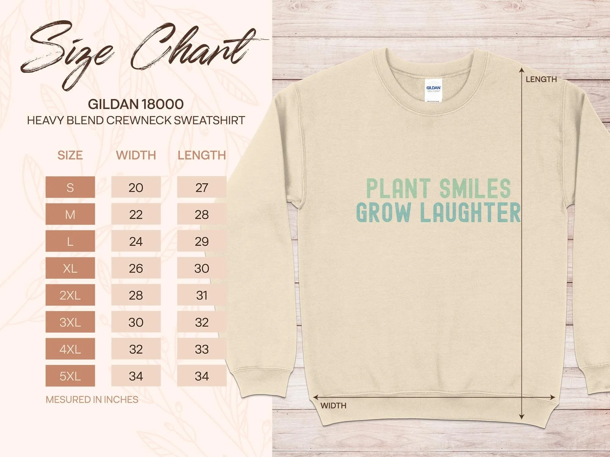 Inspirational Quote T-Shirt, Plant Smiles Grow Laughter, Positive Message Tee, Unisex Shirt for Men and Women
