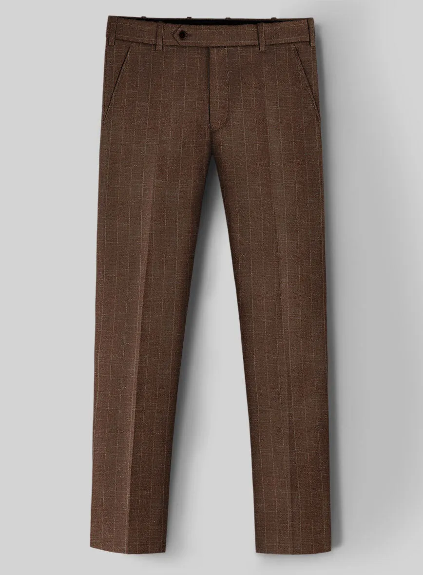 Italian Wool Silk Linen Casimiro Pants
