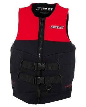 Jetpilot Cause Mens S-Grip Neo Vest - Red Level 50 - 2022