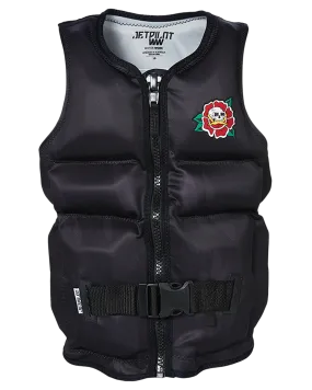 Jetpilot X1 Boys Youth Neo Vest Sub - Black - 2023