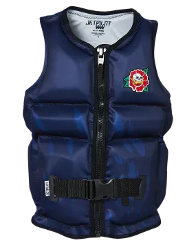 Jetpilot X1 Boys Youth Neo Vest Sub - Navy - 2023