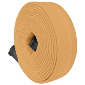 Key Fire Hose DP15 ECO-10 Lightweight Rubber Attack Hose, Double Jacket, 1.5" Size, 100' Section, Orange, 1 Each
