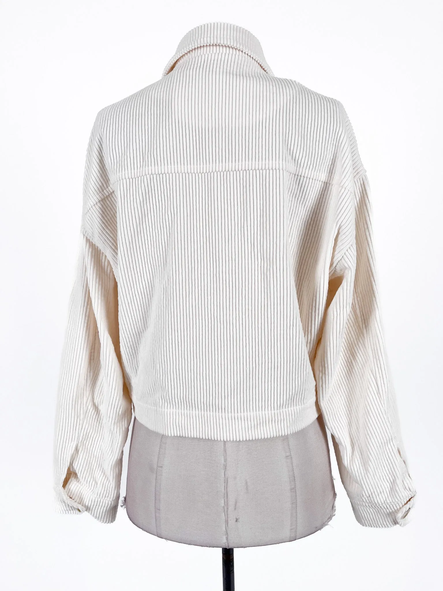 Longlost | White Casual Jacket | Size 8