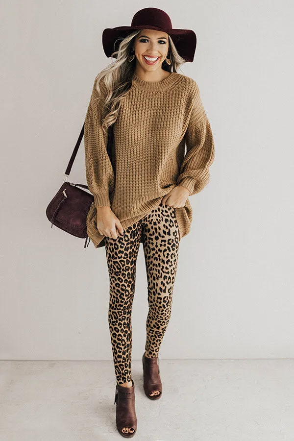 Luxe On Broadway High Waist Leopard Pants