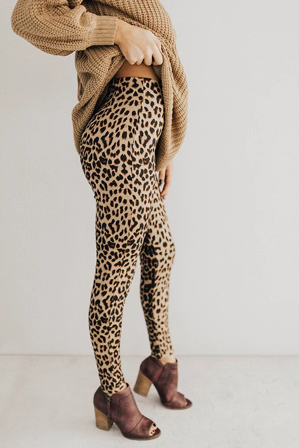 Luxe On Broadway High Waist Leopard Pants
