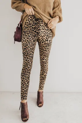 Luxe On Broadway High Waist Leopard Pants