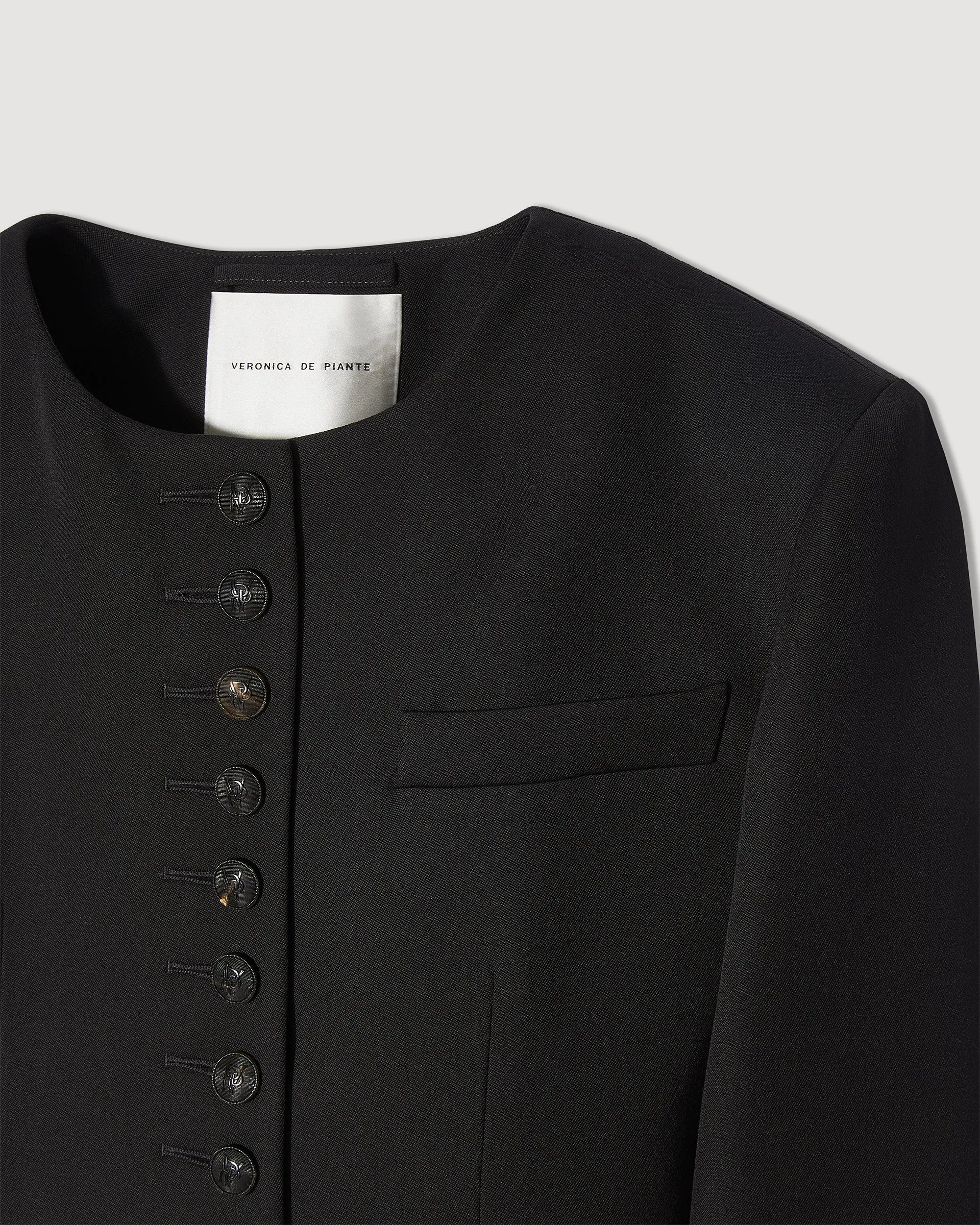 Maeve Jacket in Wool, Black