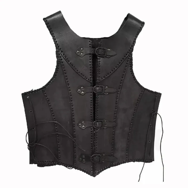 Medieval Viking Pirate Leather Vest Armor