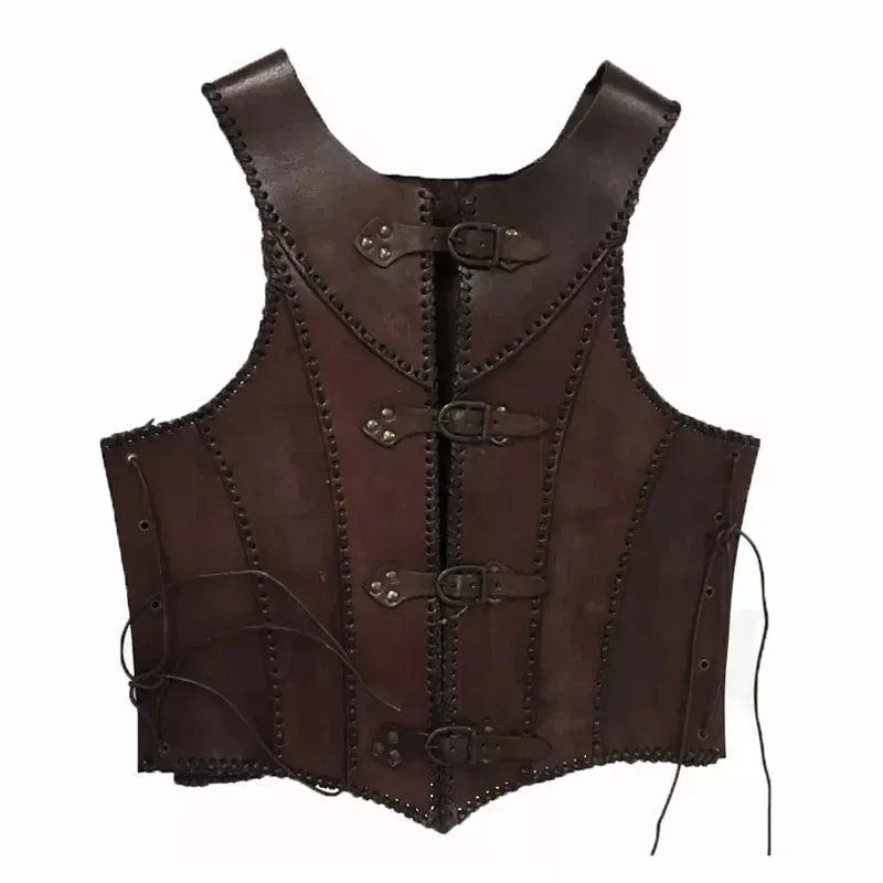 Medieval Viking Pirate Leather Vest Armor